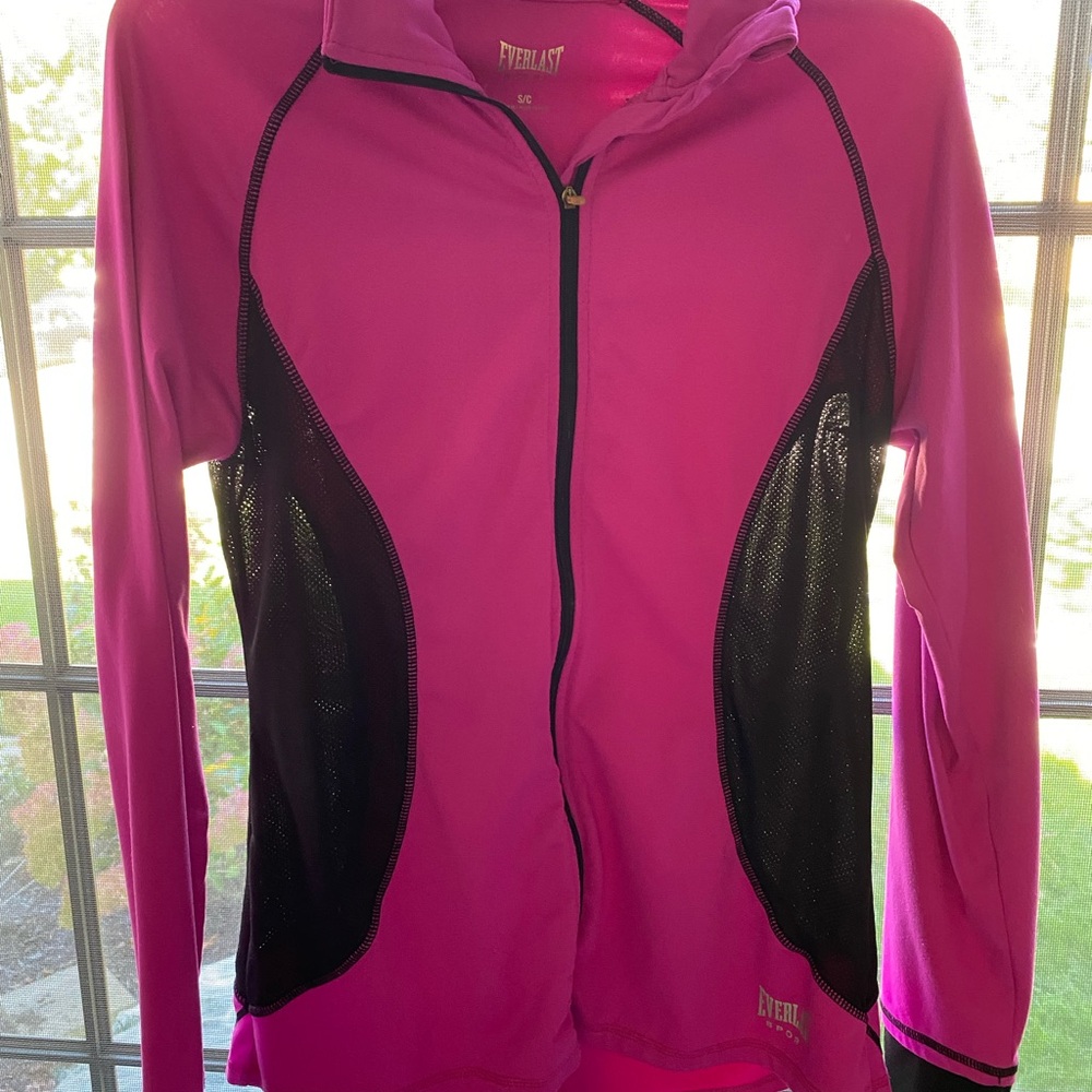 Everlast Fuchsia and Black Zip-Up Jacket